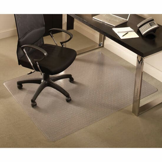 Rectangular Chair Mat for Medium Pile Carpet - 45"W x 53"D