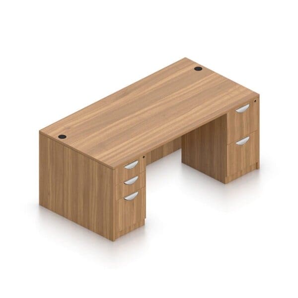 71″ x 30″ Desk with Double Full Pedestals