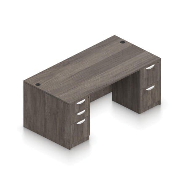 60″ x 30″ Desk with Double Full Pedestals