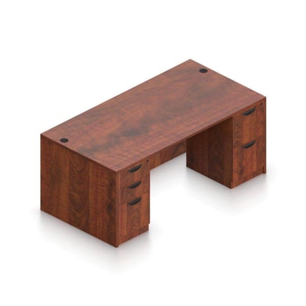 71″ x 24″ Desk with Double Full Pedestals