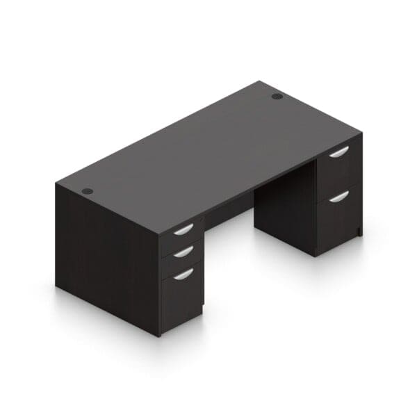 66″ x 24″ Desk with Double Full Pedestals