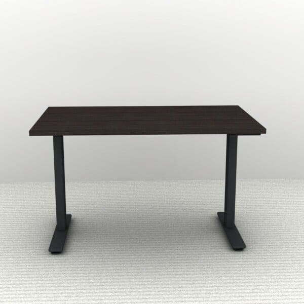 48" x 30" Height Adjustable Desk - Black Base