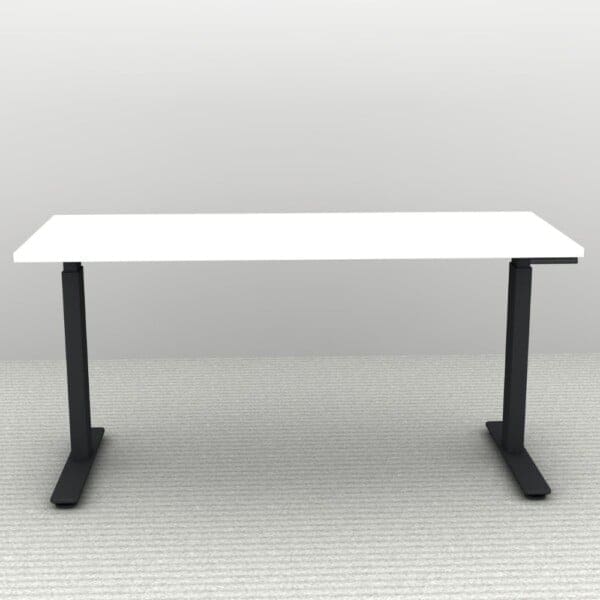 60" x 24" Height Adjustable Desk - Black Base