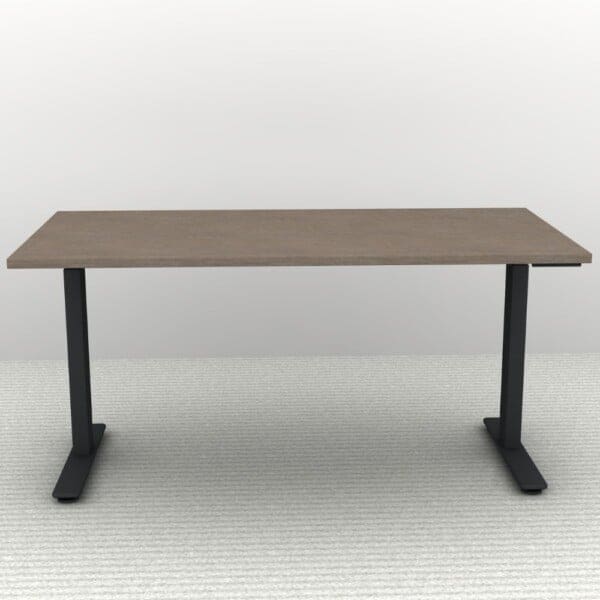 60" x 30" Height Adjustable Desk - Black Base