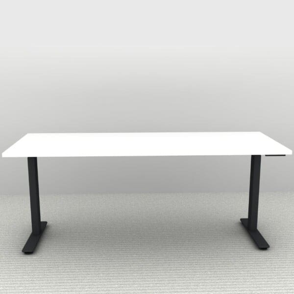 71" x 30" Height Adjustable Desk - Black Base