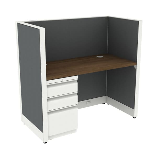 48" x 24" Cubicle Workstation 50"H Panel