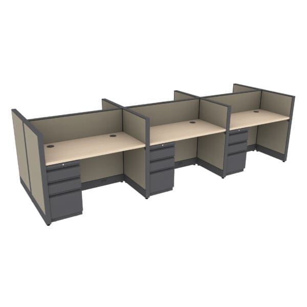 48" x 24" Cubicle Workstation 42"H Panel