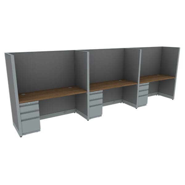 60" x 24" Cubicle Workstation 65"H Panel